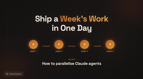 Shipping a Week's Work in a Day using Claude Code